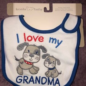 I love my Grandpa baby bib